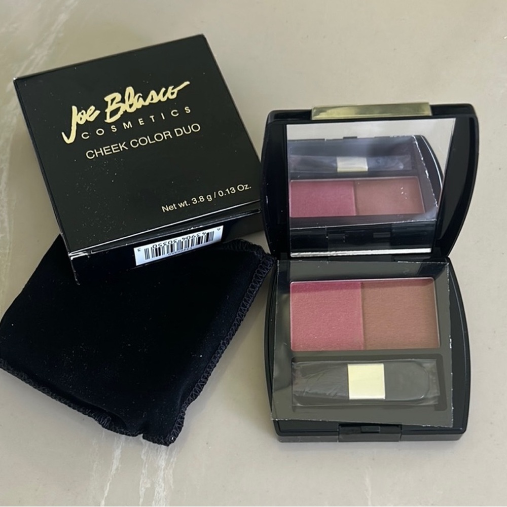 Joe Blasco Cheek Color Duo - Pink and Brown